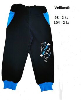 dětské tepláky nové vel. 92- 128 - 2