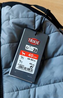 Bunda s postrojem S 40 cm šedá - 2