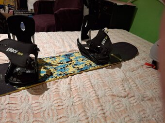 Dětský snowboard s vázáním - 2