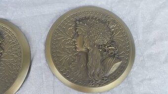 Alfons Mucha - reliéf 57161 + 57162 - 2