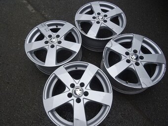 Alu disky na Škoda, 15",rozteč 5x100, ET 38, šířka 6J - 2