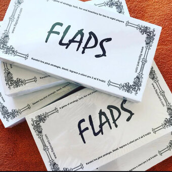 Karetní hra FLAPS pro 2-8 hráčů v angličtině a češtině - 2