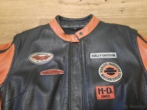 Harley Davidson dámská kožená bunda vel.42 /XL - 2
