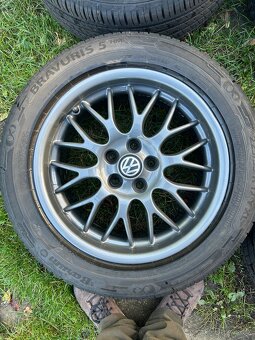 Alu kola 5x112 R17 + letní pneu - 2