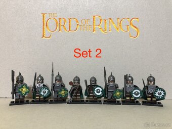 Figúrky pán prsteňov 1 (8ks) typ lego, nové - 2