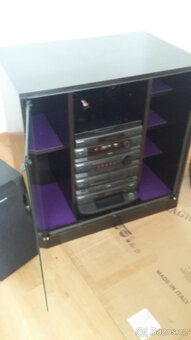 prodám skříńku na hifi věž  repro AIWA   DVD LG - 2