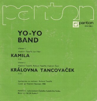 Yo - Yo Band – Kamila / Královna Tancovaček (SP) - 2