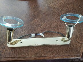 2 bodové světlo, zlatý kov - 2