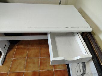 Dětský psací stůl Halmar  BARU, Bílo-modrý - 2