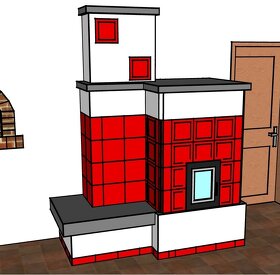 Kamna, krb, kachlák - 2