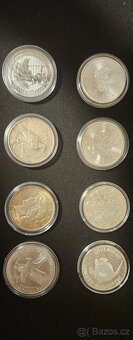 Stribrne mince - 2