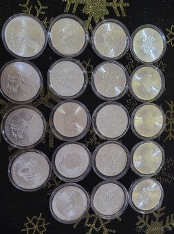 Uncové mince stříbro - 2