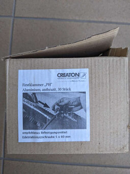 Příchytky hřebenáčů Creaton - 2