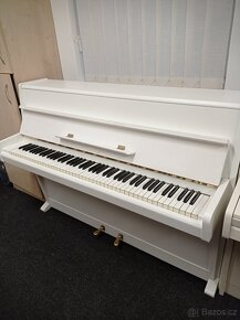 Bílé piano, pianino, klavír Petrof-Forster - 2
