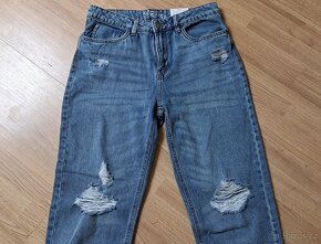 Světle modré džíny - Mom fit - nové (vel 38) - 2