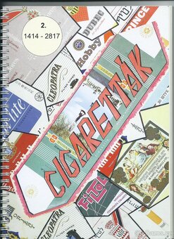 Katalog starých cigaret (156 stran) 2ks - 2