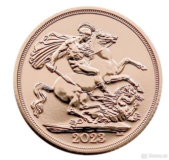 Sovereign korunovace Charles III 2023 (PROOF) - 2