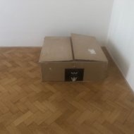 Závěsný lustr černý kov s kouřovými stínidly - 2
