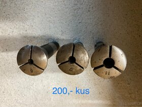 soustruh/frézka/vrtačka upínače, trny, nástroje - 2