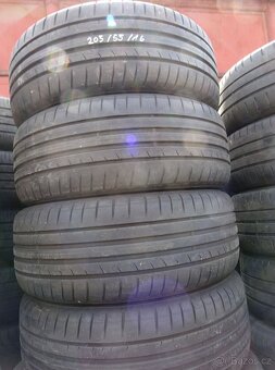 Letní pneu Dunlop Sport, 205/55/16, 4 ks, 5-6 mm - 2