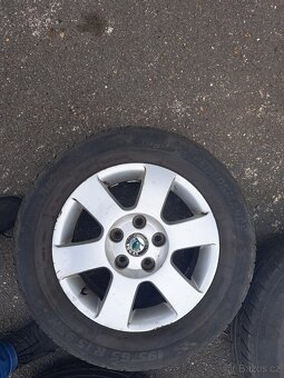 SADA ALU kola disky + letní pneu 195/65 R15 95H - 2