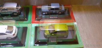Modely škoda 1:43 DeAgostini - 2