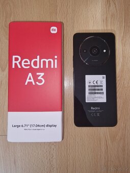 Prodám nový, nepoužívaný telefon Xiaomi redmi A3 3/64 gb - 2