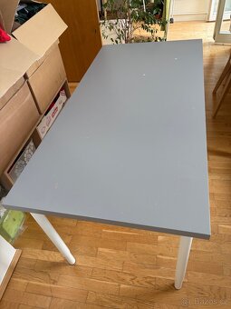 Stůl IKEA 150x75 cm šedý - 2