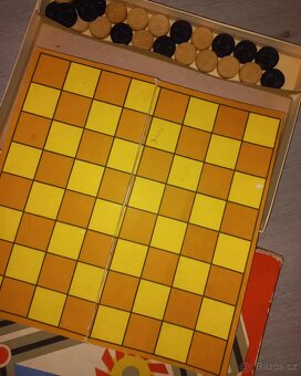Stará retro hra Mlýn, Dáma v původním obalu Tofa - 2