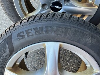 Alu.kola na BMW 3 - 205/55/16 91H - Semperit zimní - 2
