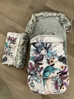 Zimní fusak + rukávník (ruční výroba) - 2