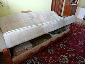 Souprava rustikální sedací : 3mistná+ křesla čalouněná 2 ks - 2