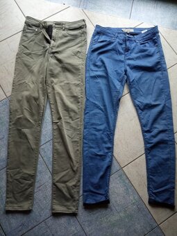 Chlapecké kalhoty a dívčí rifle/legíny-vel. 11-12-13-14let - 2