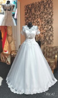 SVATEBNÍ ŠATY 💃TANEČNÍ🎀POLONÉZA🎀VÝPRODEJ - - 2