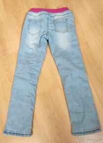 Dívčí zateplené džíny Bonprix 146 - 2