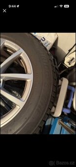Originální alu kola VW - Audi A6 17” + zimní Bridgestone - 2