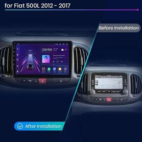 Android autorádio s navi pro FIAT 500L (2012-2017) - 2