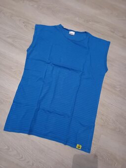 MODRÉ PÁNSKÉ TRIČKO - vel.XL / zn.Clevertex - 2