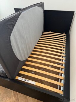 Postel 180x200 Malm IKEA černá - 2