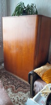 Sekretář se skříní + šatní skříň + knihovna - 2
