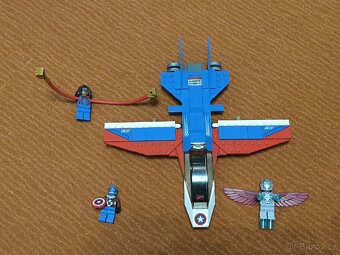 LEGO Marvel 76076 Honička ve stíhačce - Kapitán Amerika - 2