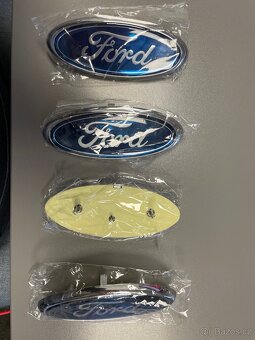 nový nalepovací plechový znak FORD (modrý) Fusion / Kuga - 2