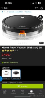 Xiaomi robot vacuum E5 - 2