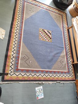 Retro koberec Kelim 225 cm x 175 cm - 2