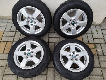 ALU 5x100 r14 ŠKODA + LETNÍ PNEU - 2
