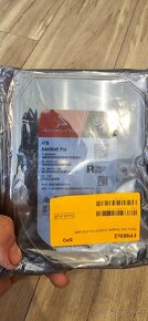 Nový disk Seagate IronWolf Pro 4TB CMR - záruka 5let - 2