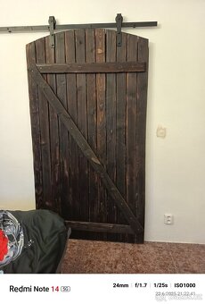 Dveře a nábytek z opalovaného dřeva - 2