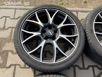 4x al kola 5x105 18 + pneu letní 225/40 R18 - 2