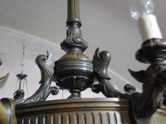 Starožitný lustr draci - 2