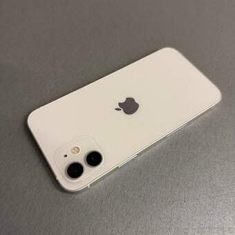 iPhone 12 64GB bílý, 100% baterie, pěkný stav, rok záruka - 2
